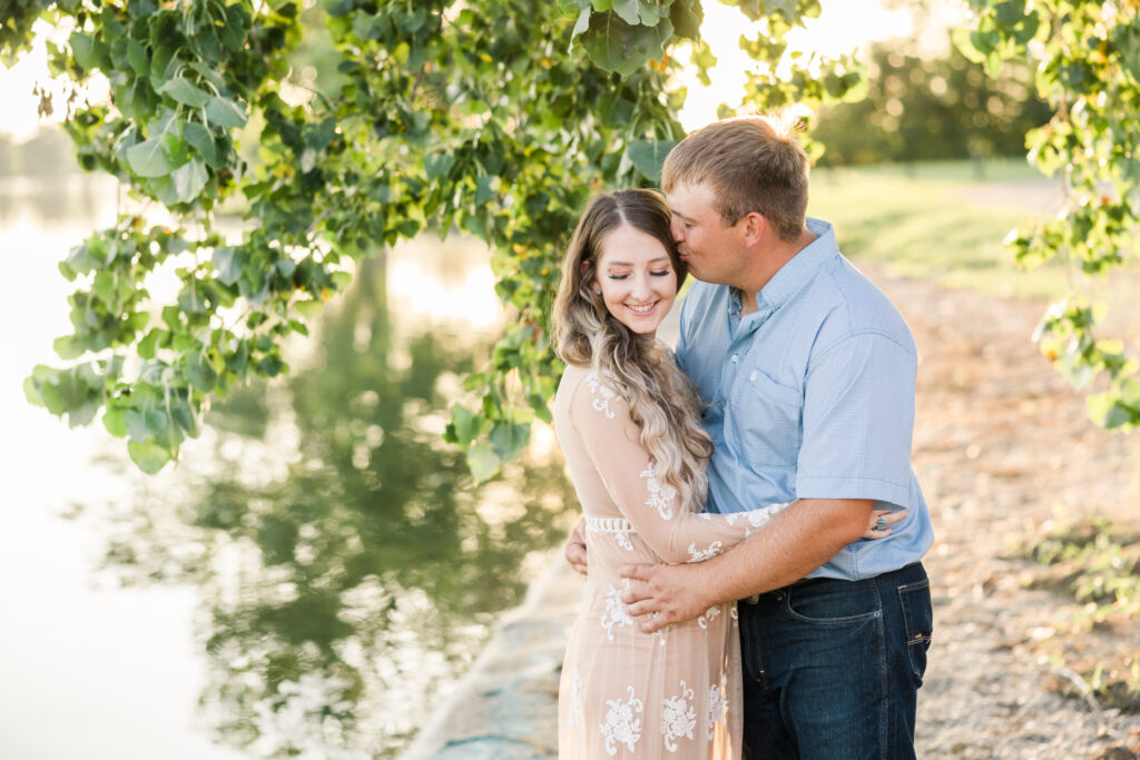 Danielle and her Husband at their engagement session