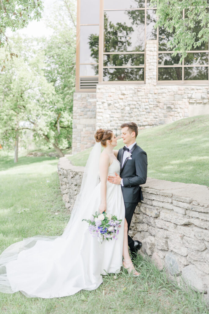 Tim & Darby's springtime wedding at Riverhaven Events Center in Moorhead, Minnesota