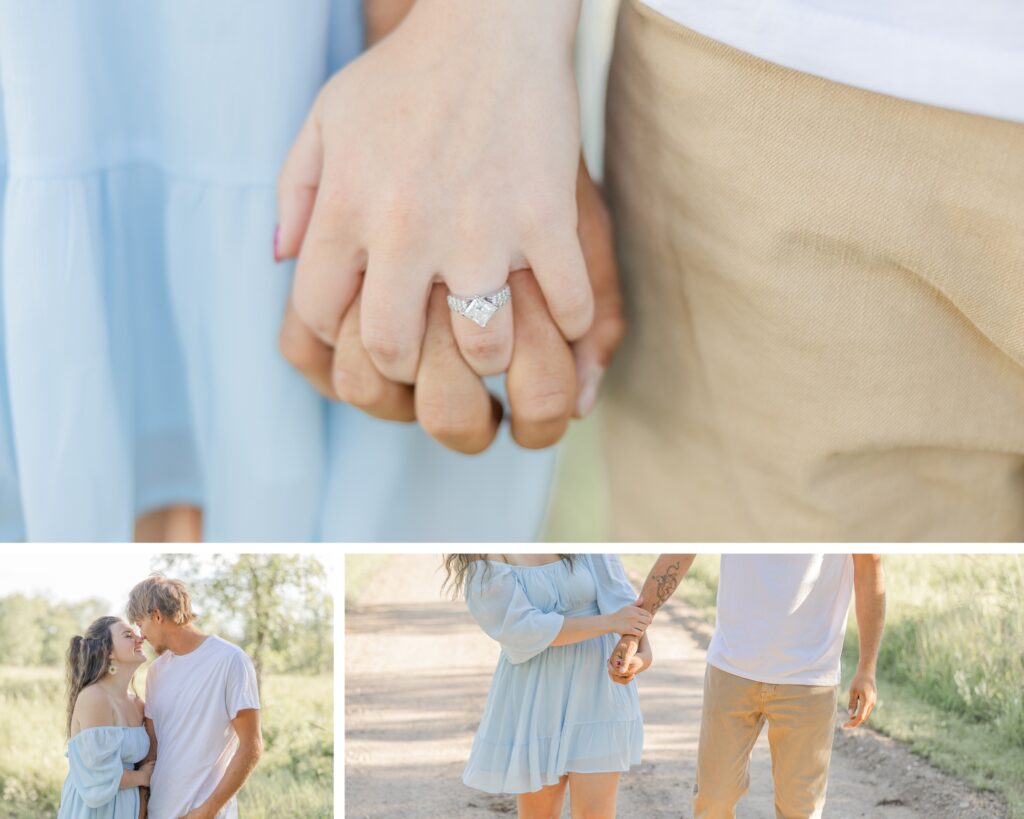 Kayla+Steven Mady | Summer Engagement Session in Clear Lake, South Dakota with Moments by Danielle Nicole Photography