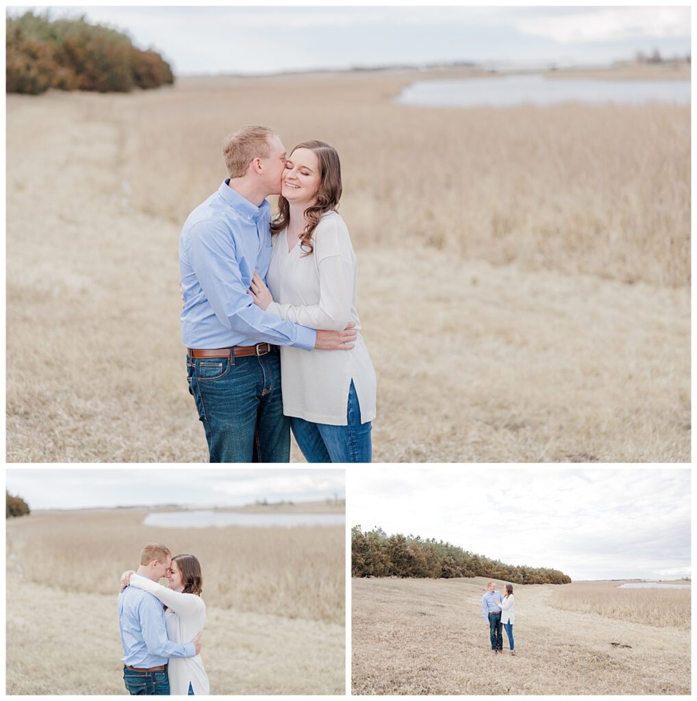 clear lake spring engagement session