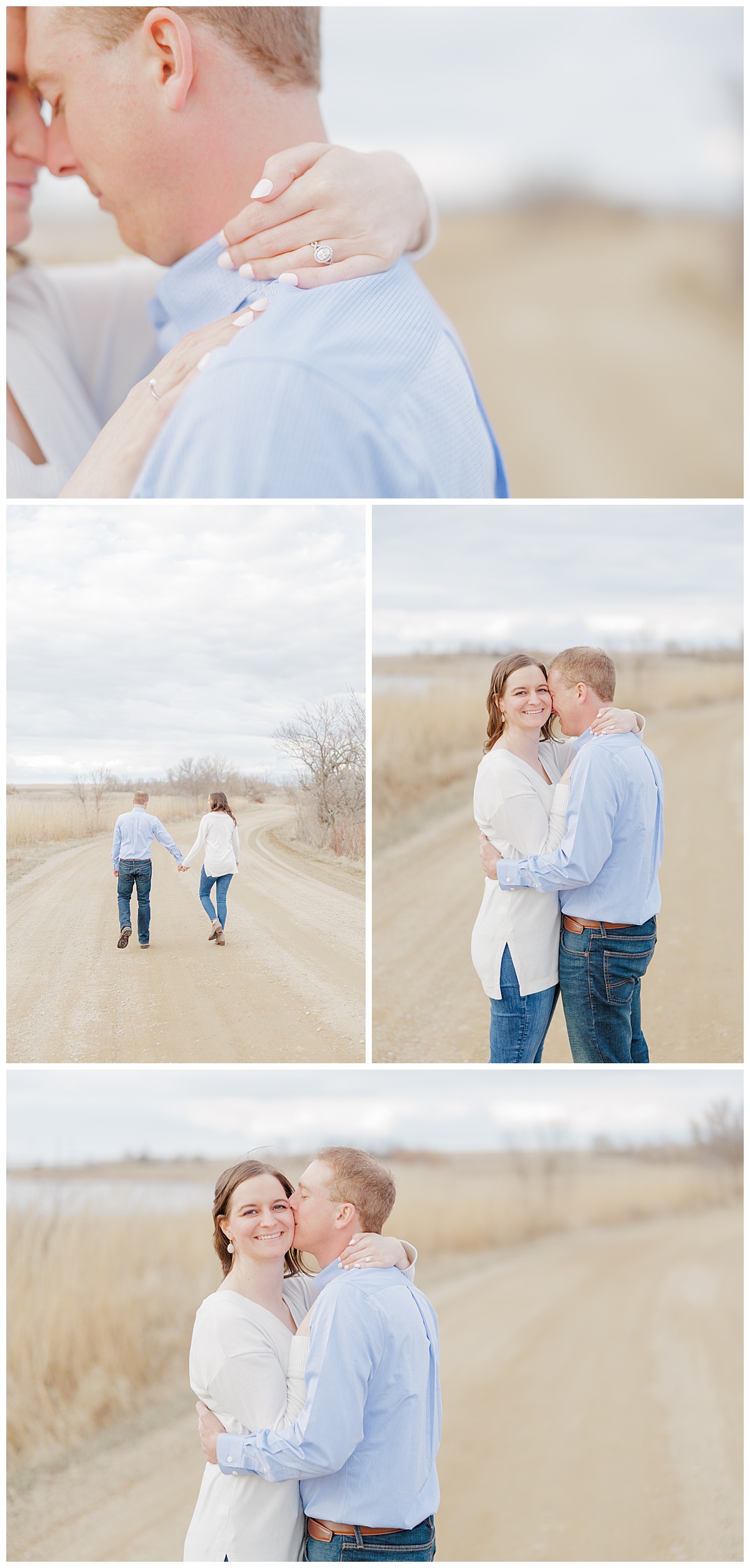 clear lake spring engagement session