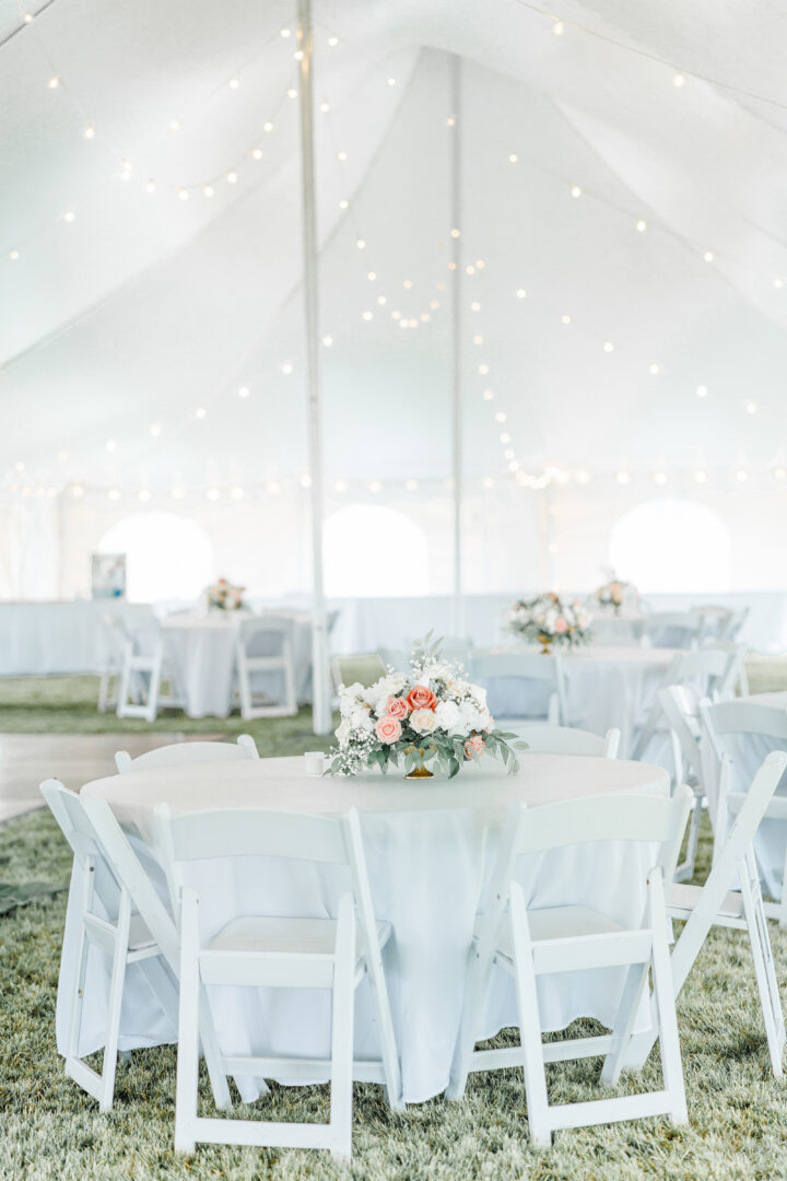 minnesota backyard tent wedding