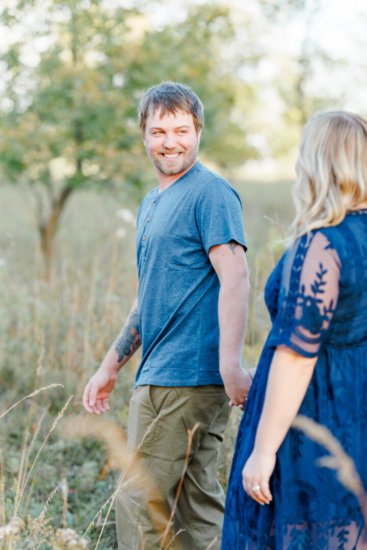 lake ketchum clear lake sd engagement session in september