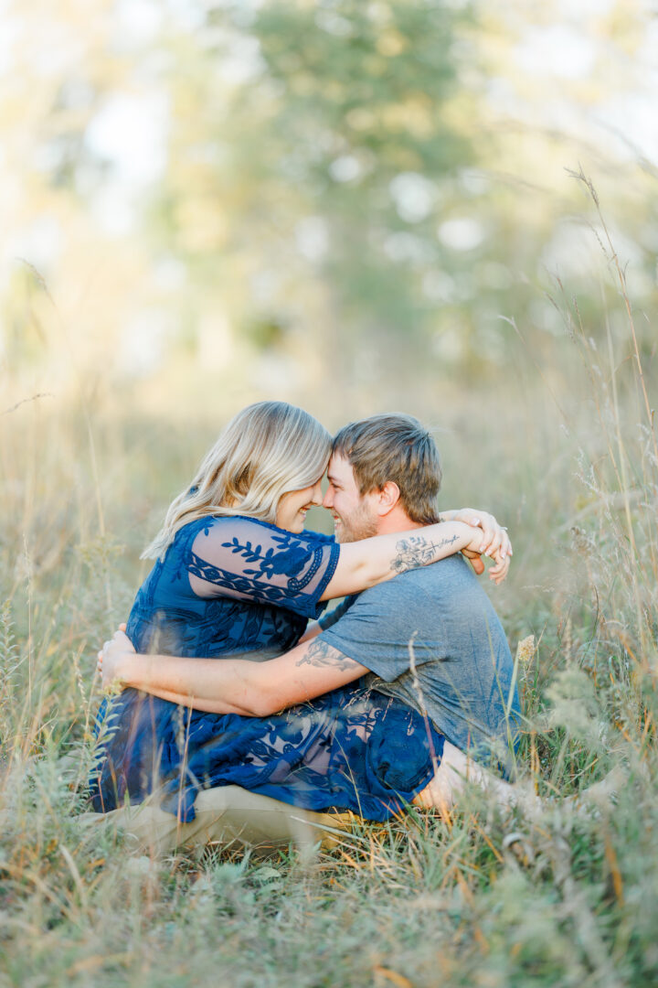 lake ketchum clear lake sd engagement session in september