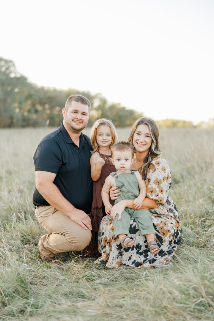 montevideo mn family session at sunset