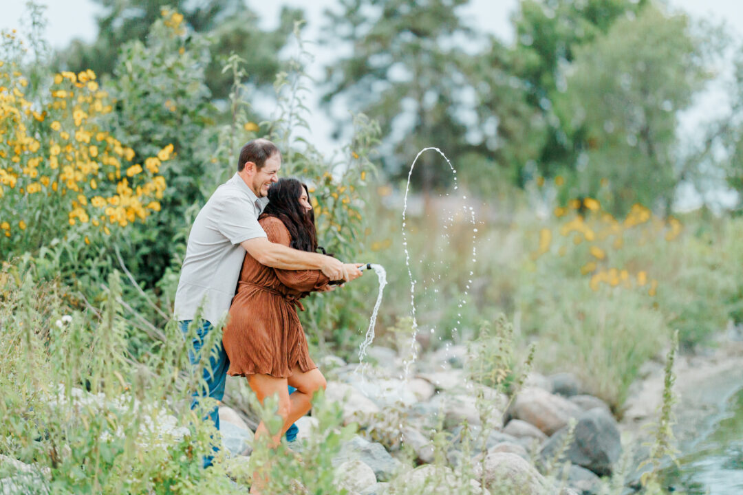 Pelican Lake Engagement Session in Watertown, SD