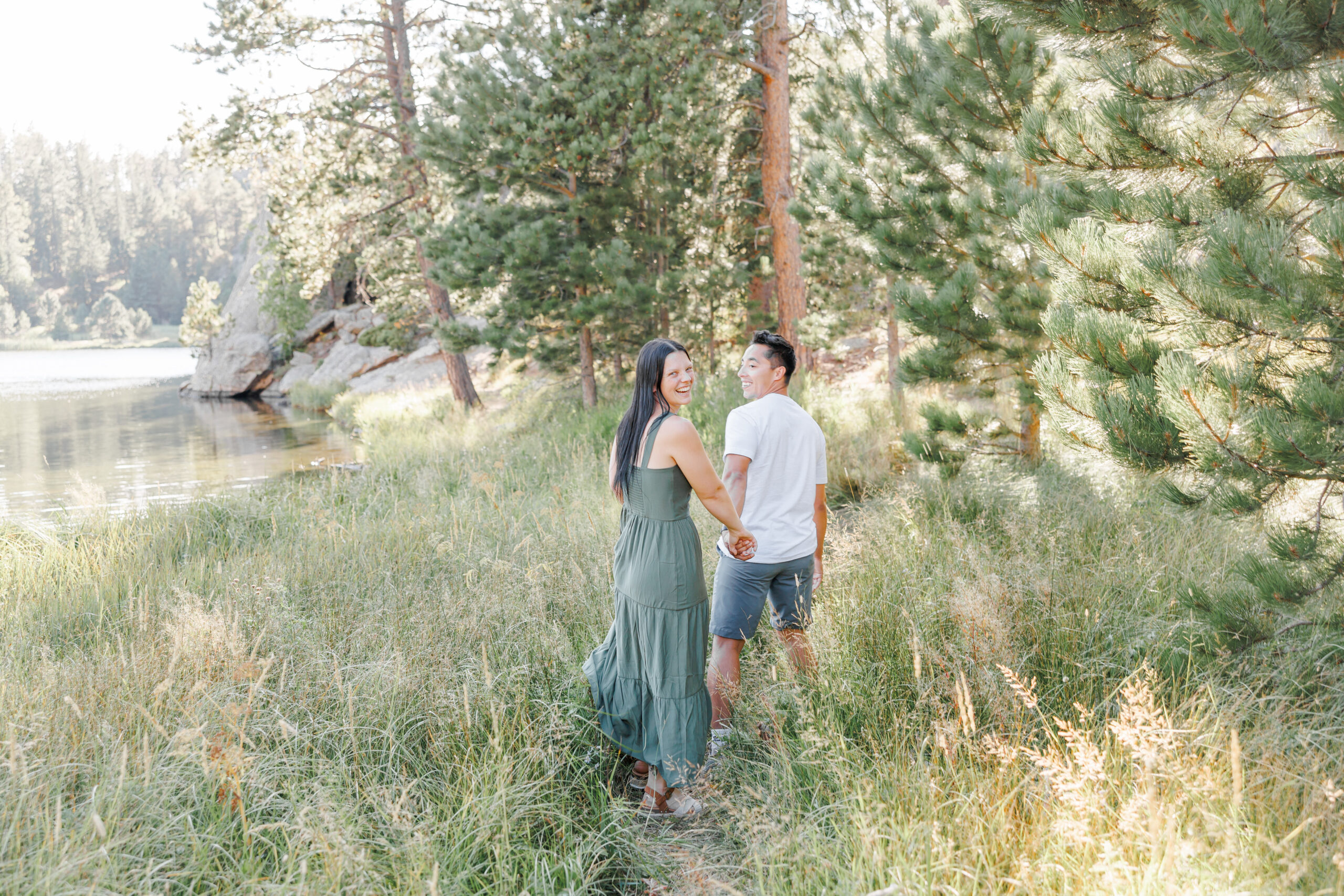 Sylvan Lake Engagement Session in Custer, SD