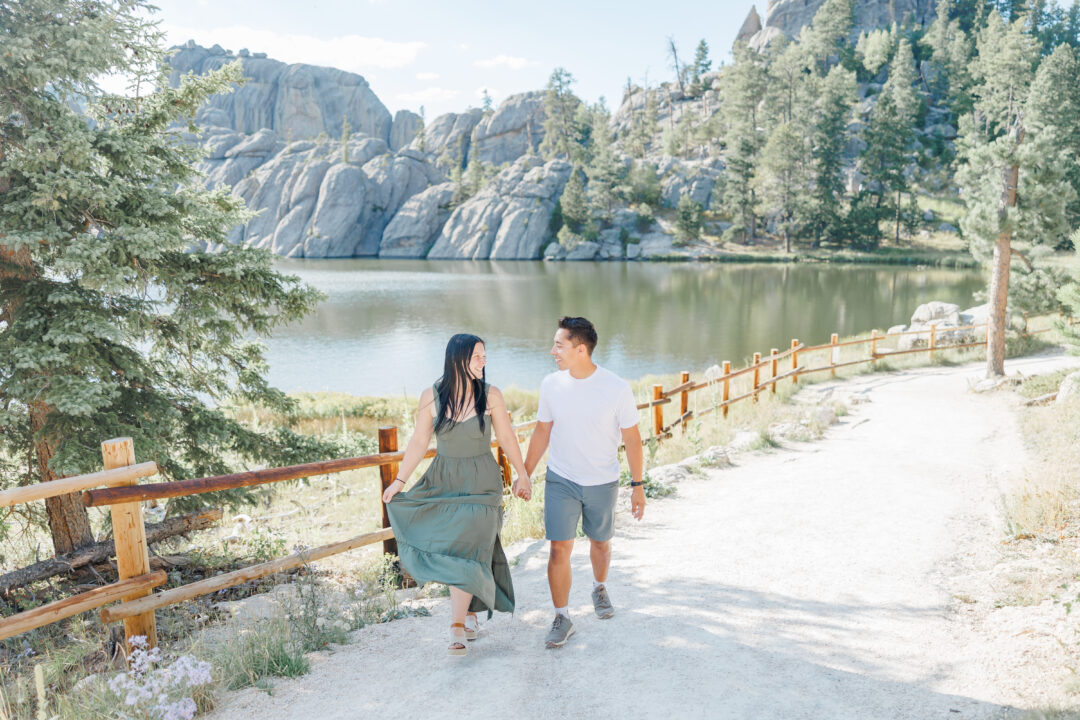 Sylvan Lake Engagement Session in Custer, SD