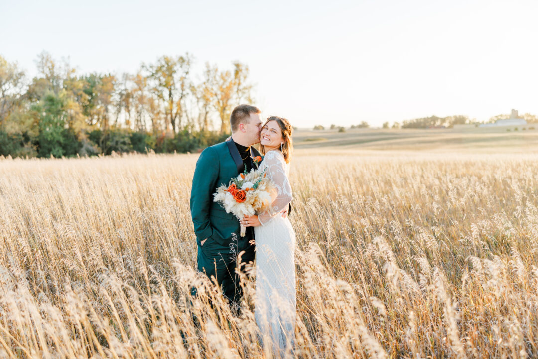 wedding sunset photos in gary south dakota