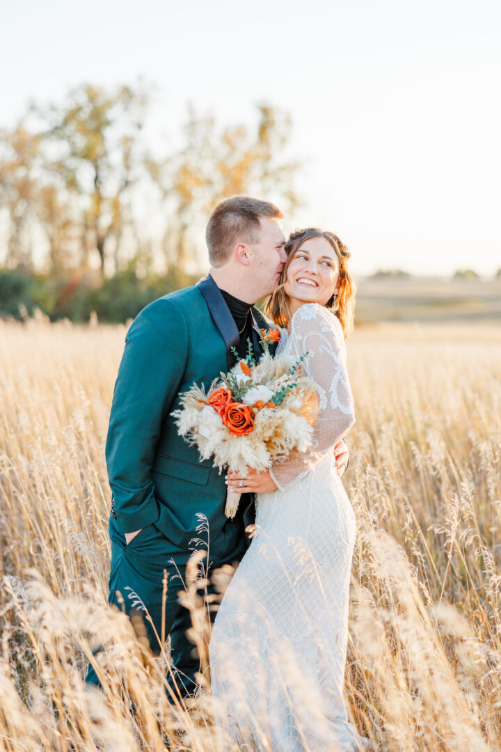 wedding sunset photos in gary south dakota