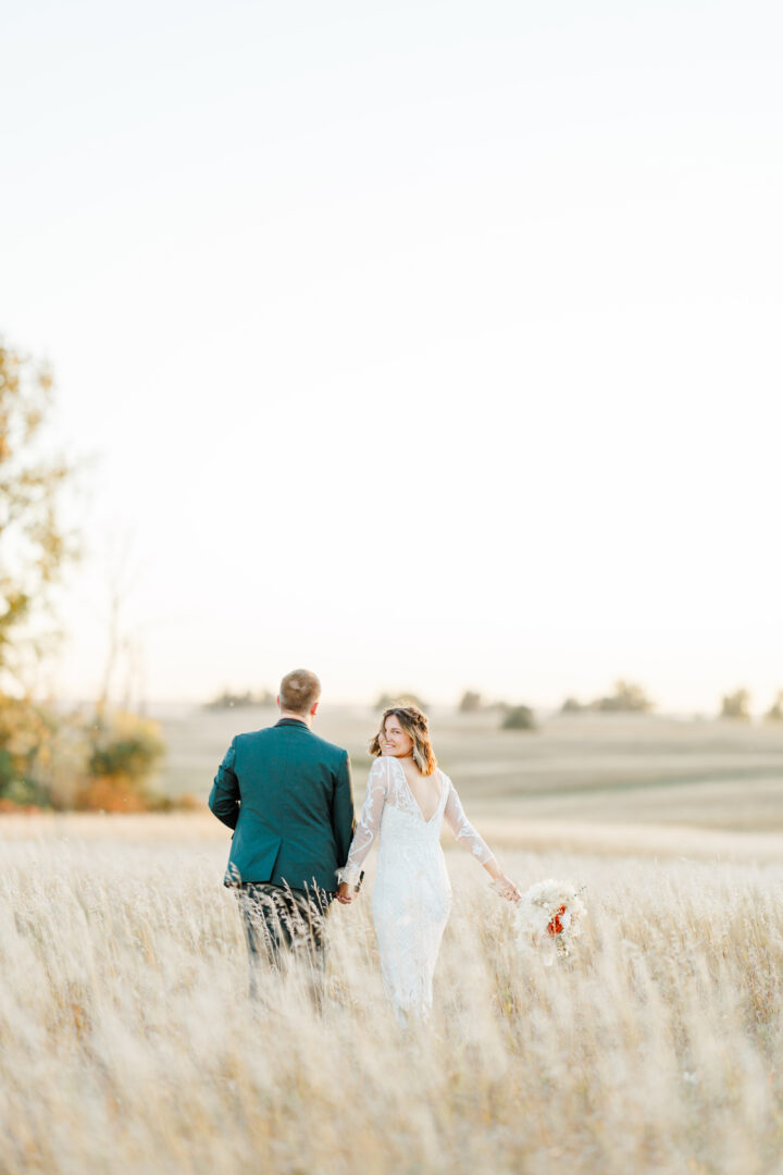 wedding sunset photos in gary south dakota