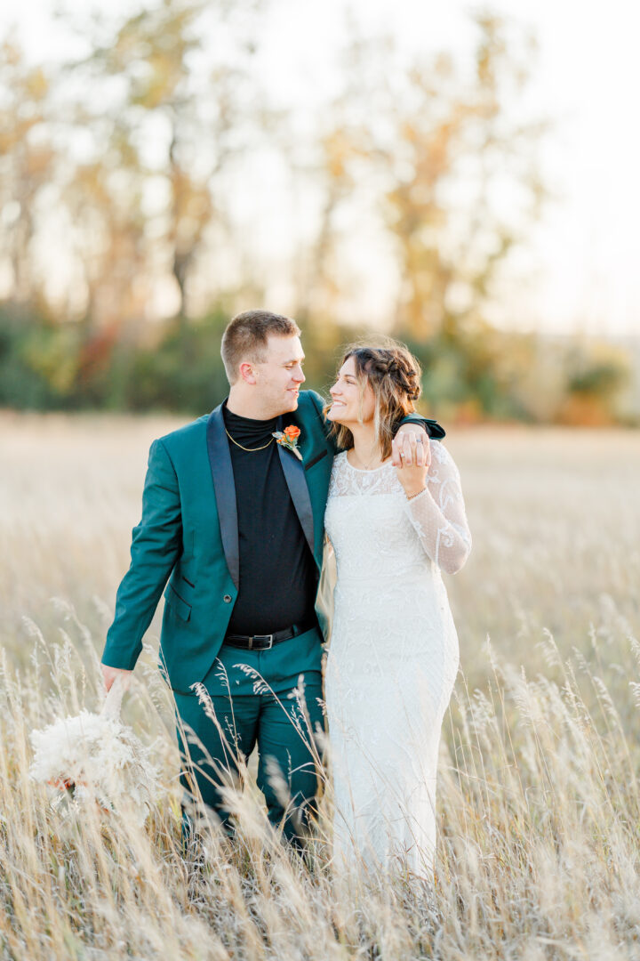 wedding sunset photos in gary south dakota