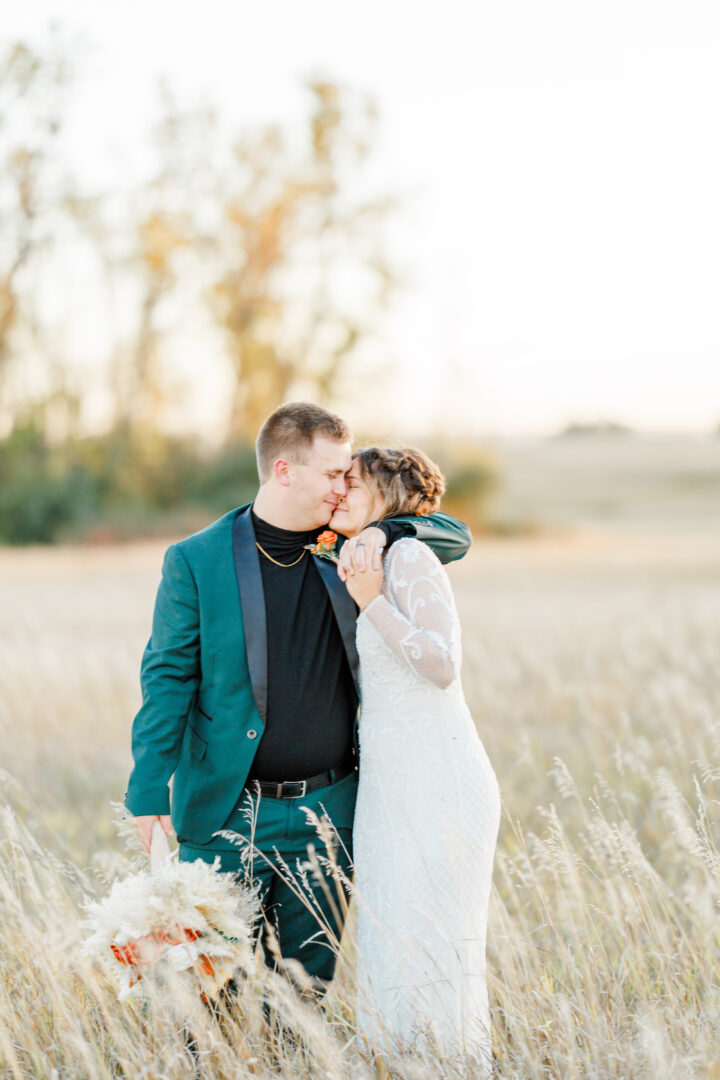 wedding sunset photos in gary south dakota