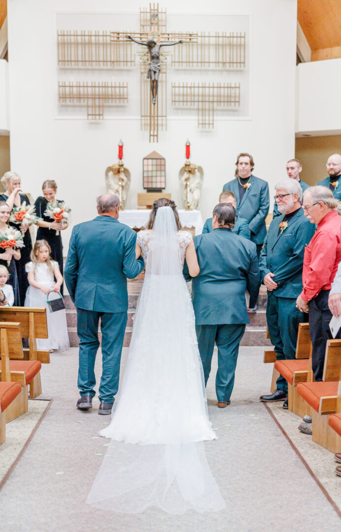 canby mn wedding at st peter catholic church