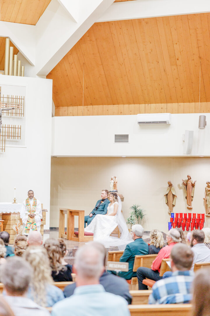 canby mn wedding at st peter catholic church