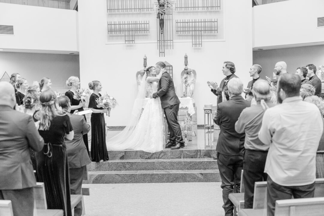 canby mn wedding at st peter catholic church