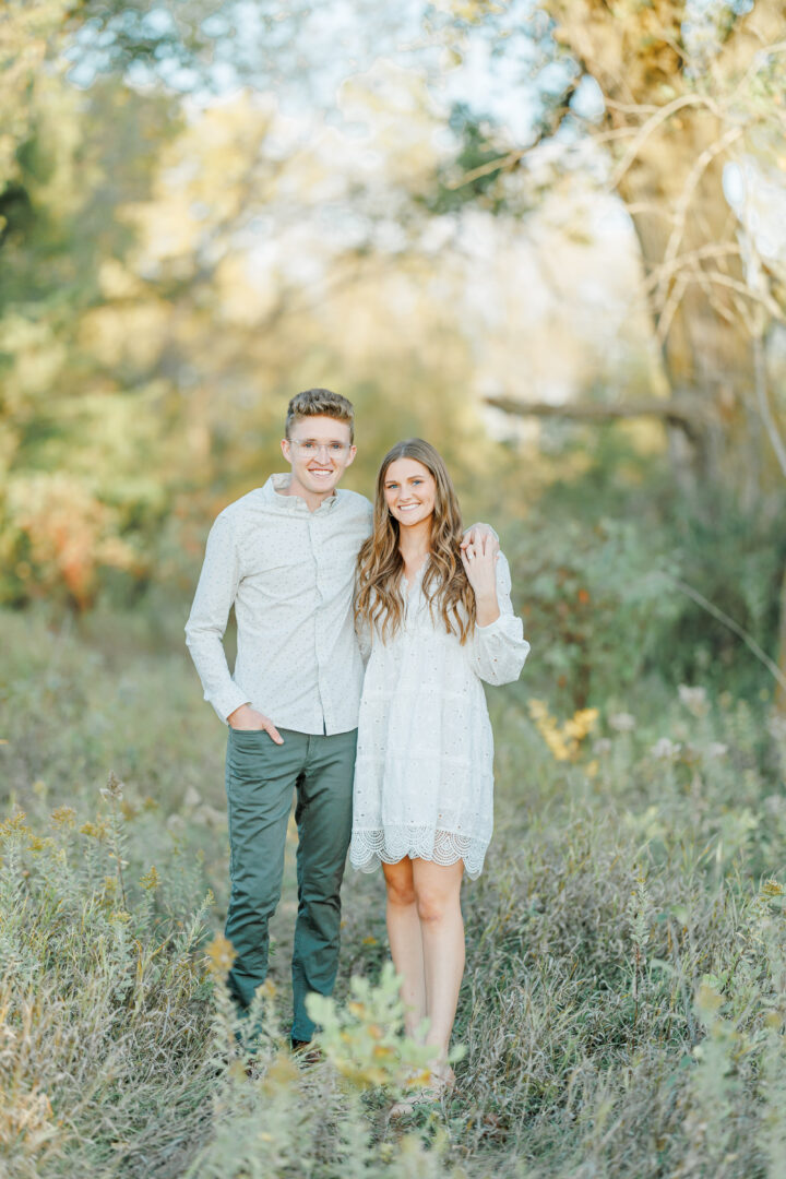 Dakota Nature Park Engagement session in Brookings, South Dakota with Sam and Jasmine