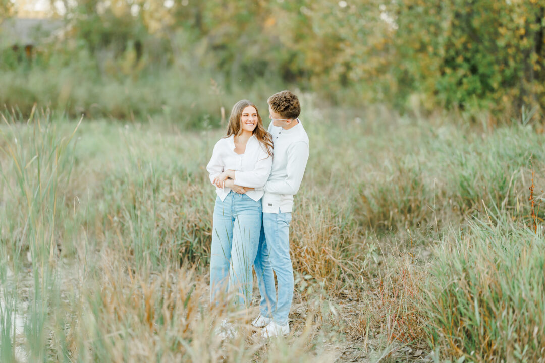 Dakota Nature Park Engagement session in Brookings, South Dakota with Sam and Jasmine