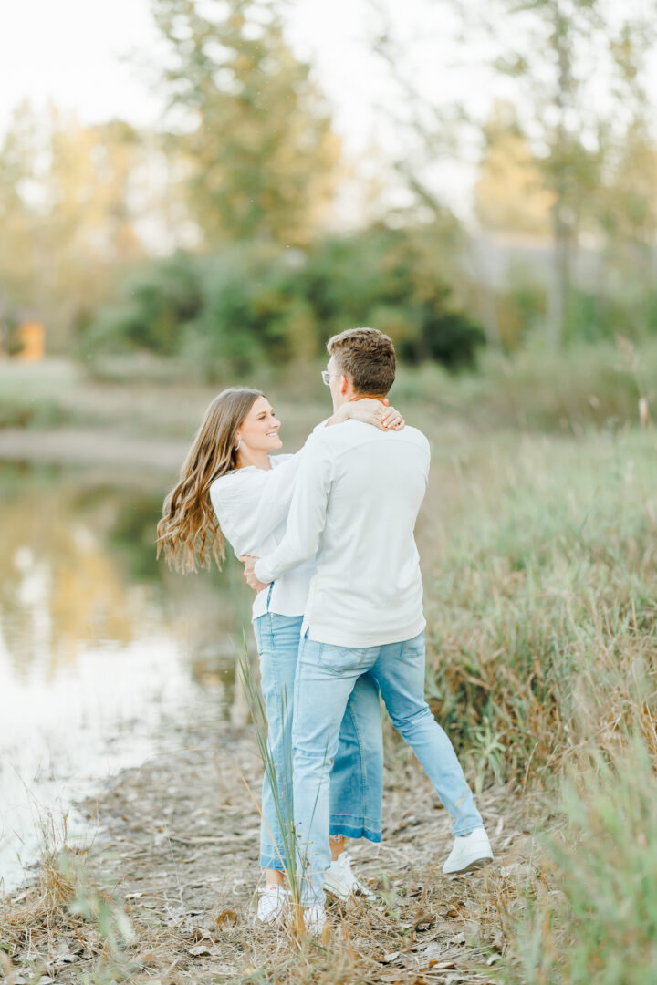 Dakota Nature Park Engagement session in Brookings, South Dakota with Sam and Jasmine