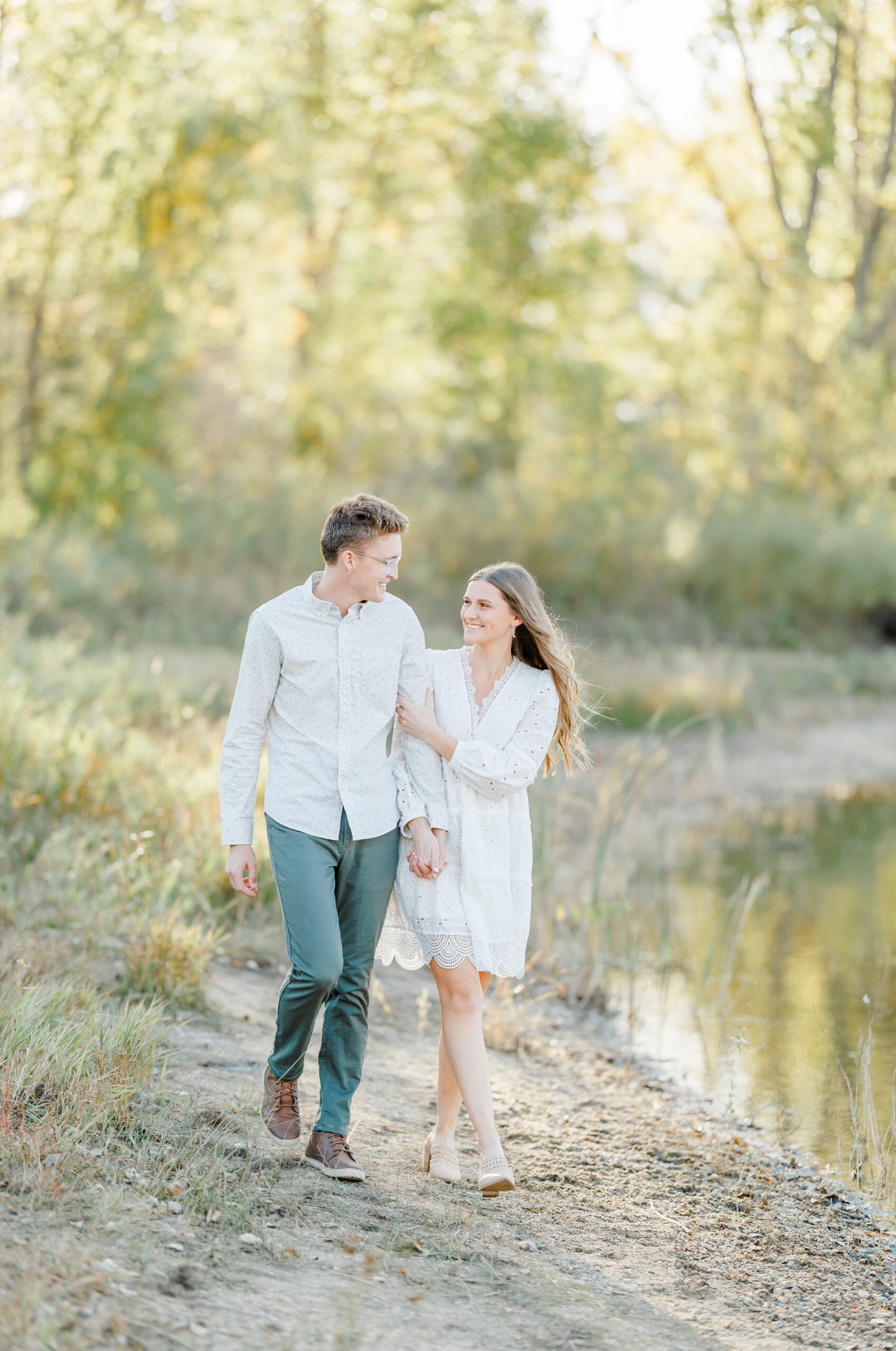 Dakota Nature Park Engagement session in Brookings, South Dakota with Sam and Jasmine