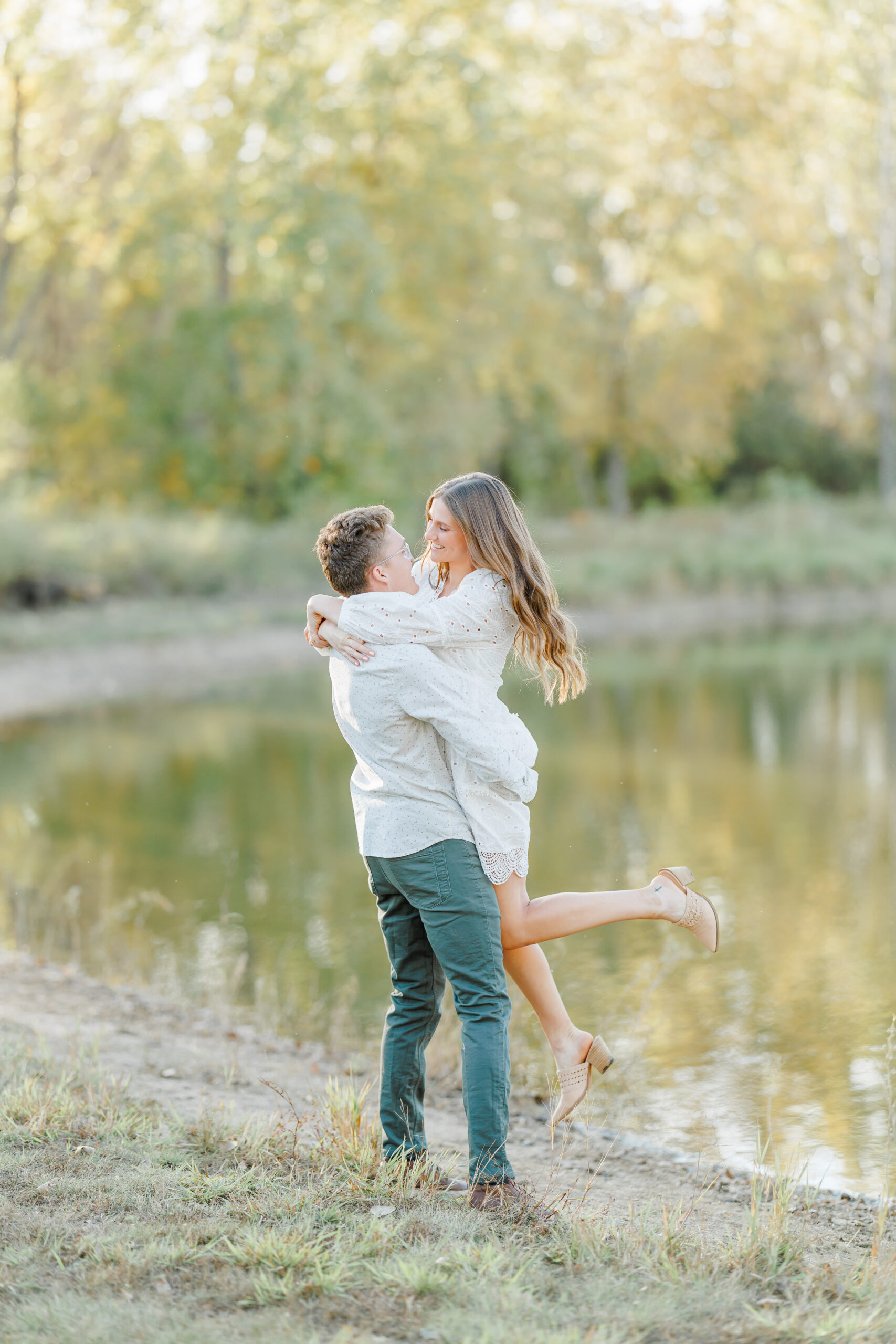 Dakota Nature Park Engagement session in Brookings, South Dakota with Sam and Jasmine