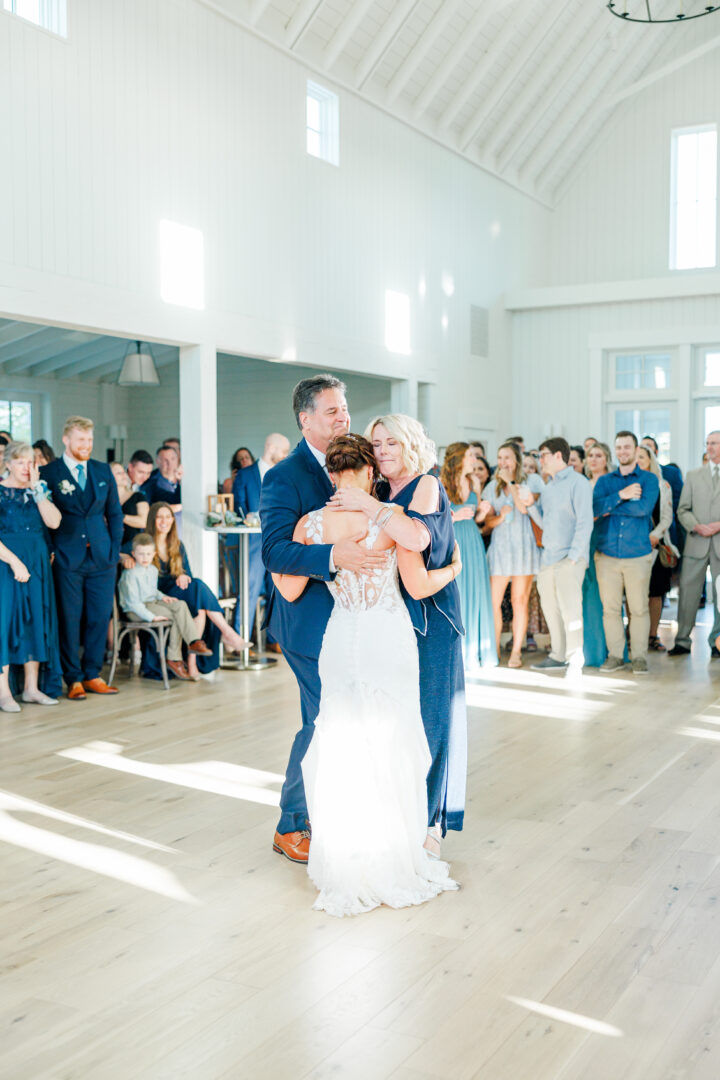 Father daughter dance at stable barn at Redeemed Farm