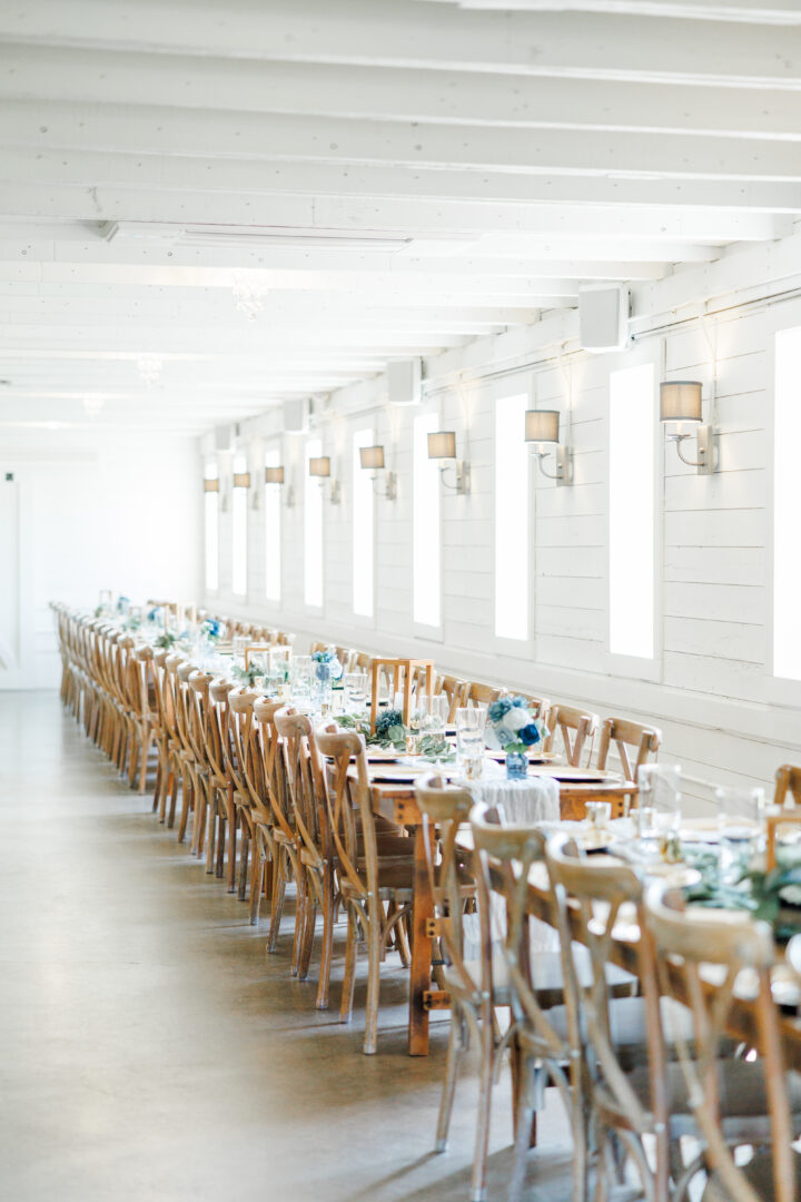 details at historic barn reception hall