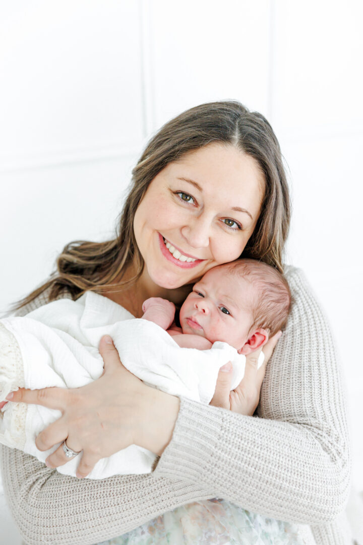 studio newborn session for cooper at mbdn studios