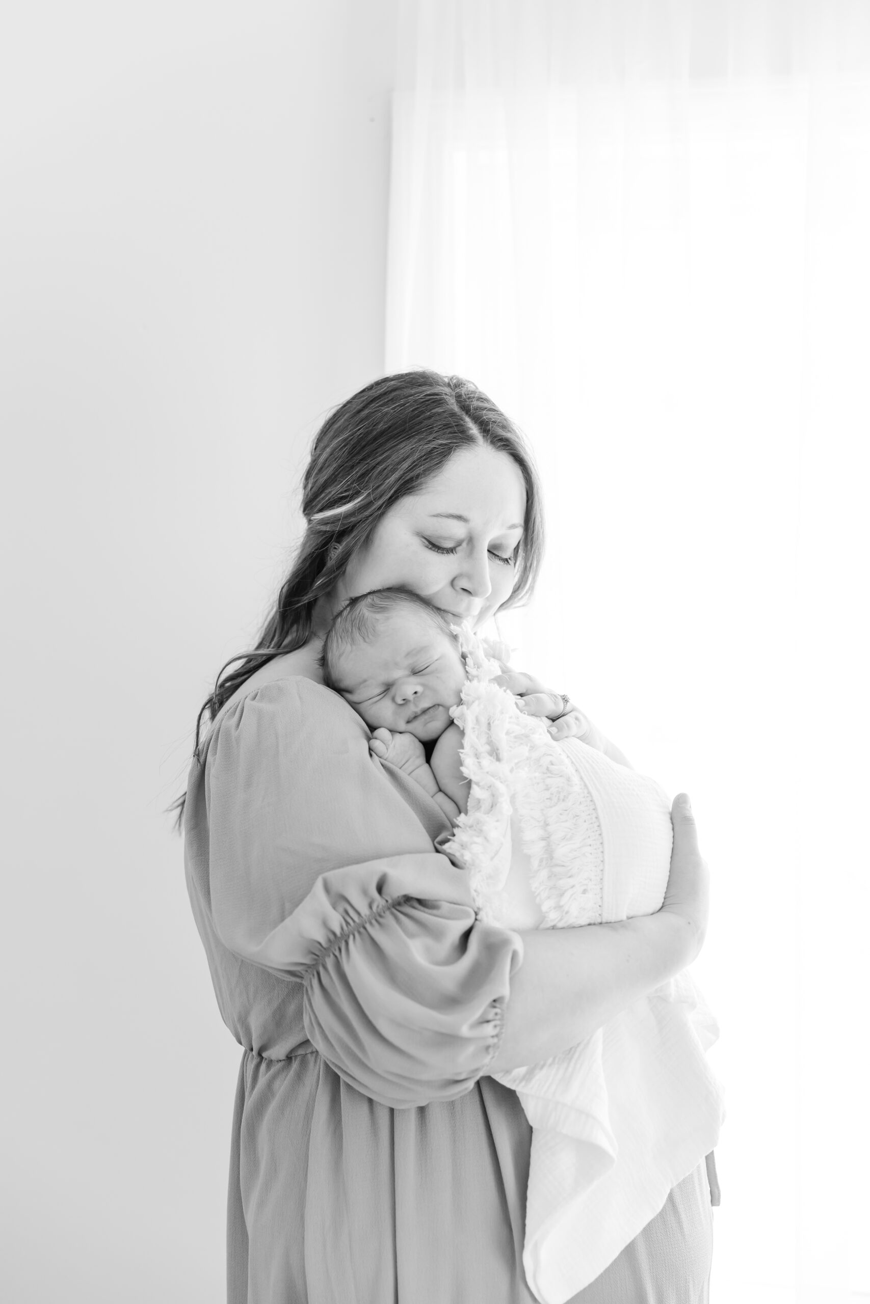 studio newborn session for cooper at mbdn studios