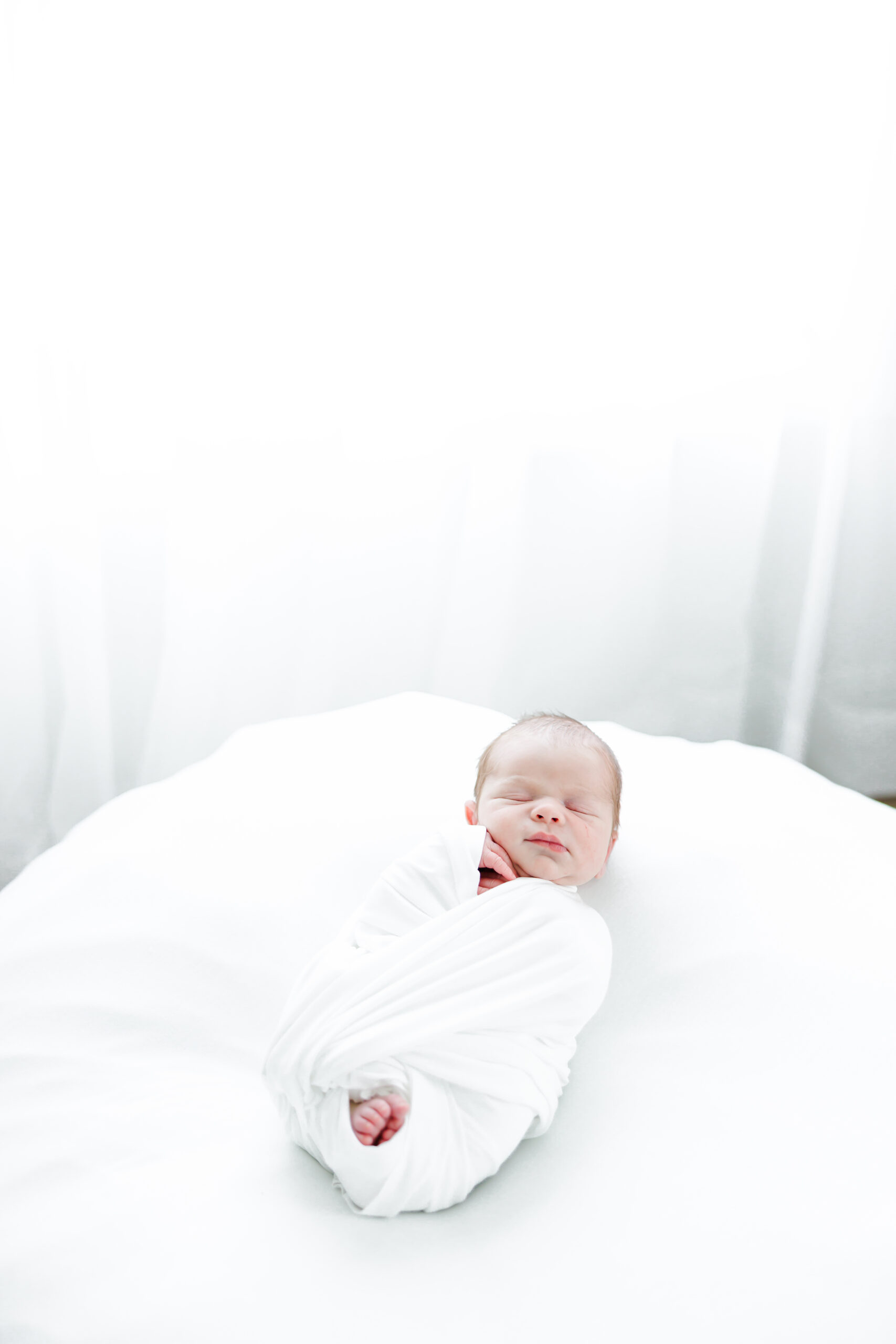 studio newborn session for cooper at mbdn studios