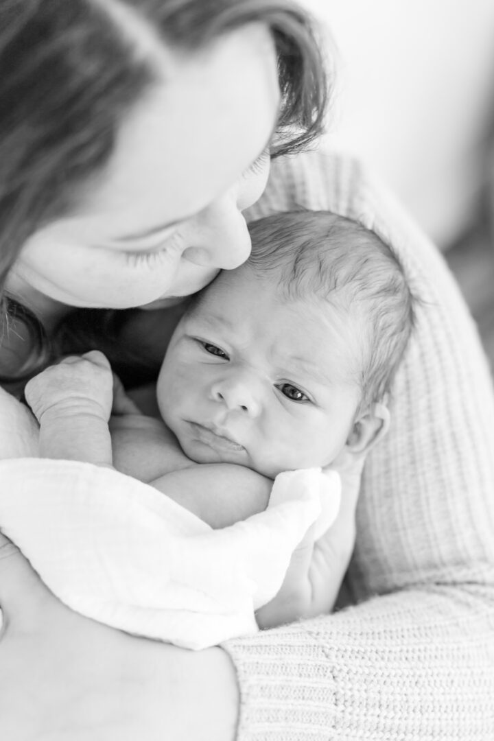 studio newborn session for cooper at mbdn studios