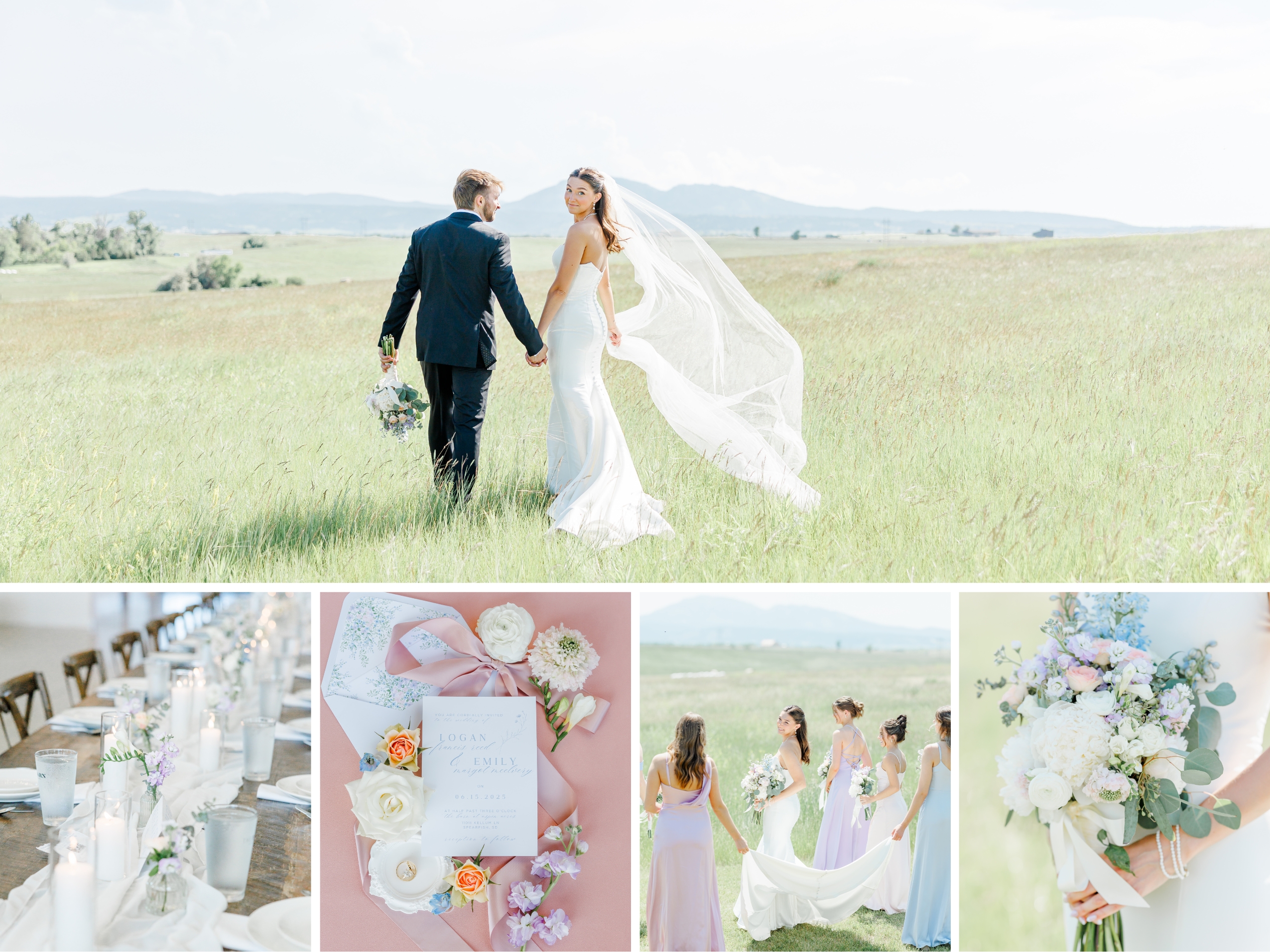 barn at aspen acres wedding in spearfish, south dakota