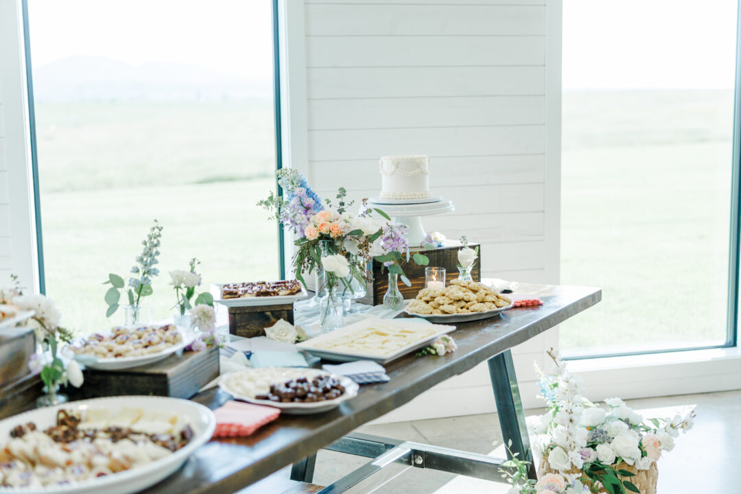 desert table at black hills wedding