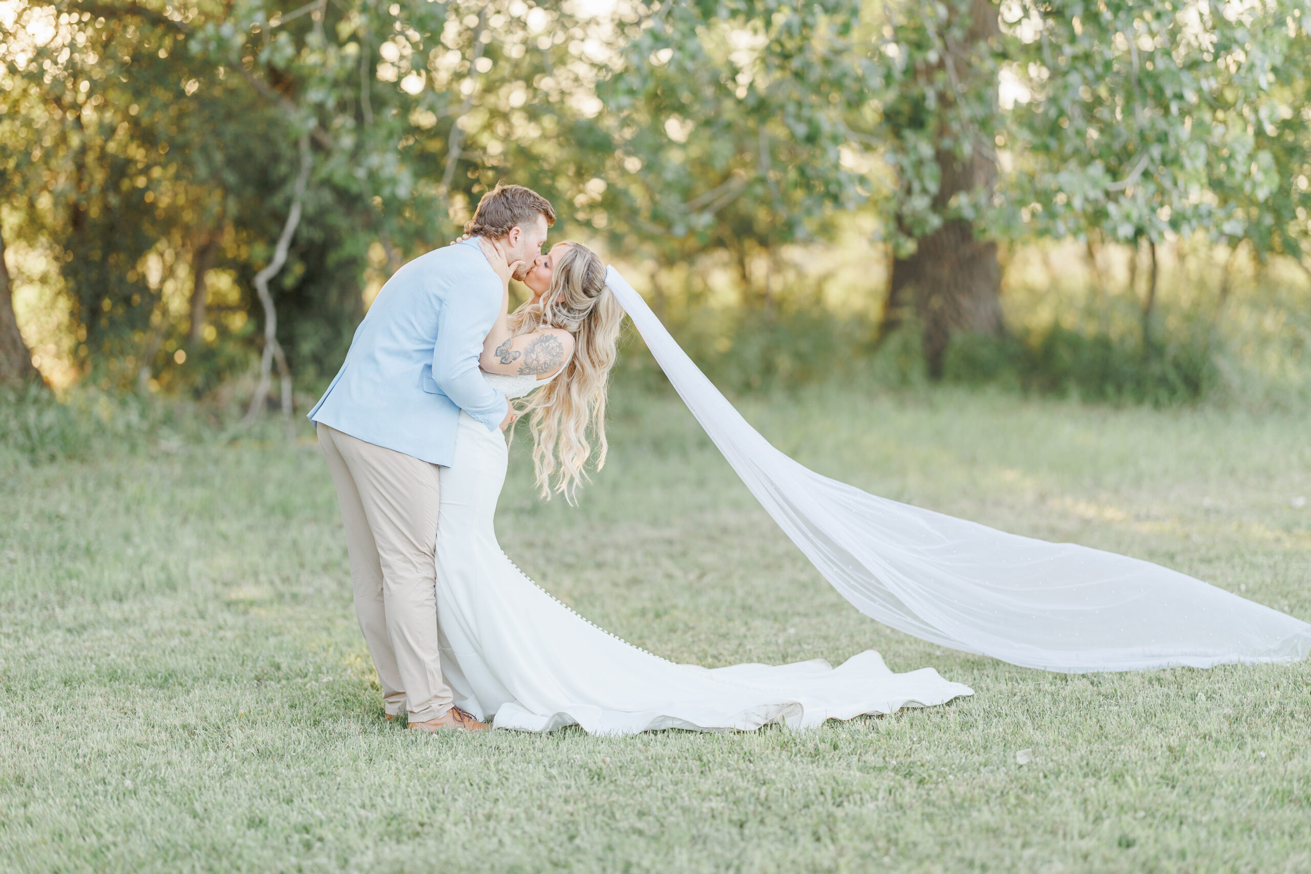 midway camp wedding in volga, sd