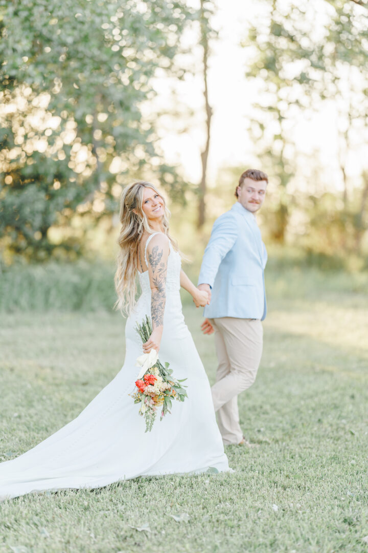 midway camp wedding in volga, sd