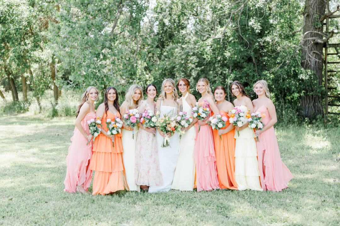 midway camp wedding in volga, south dakota