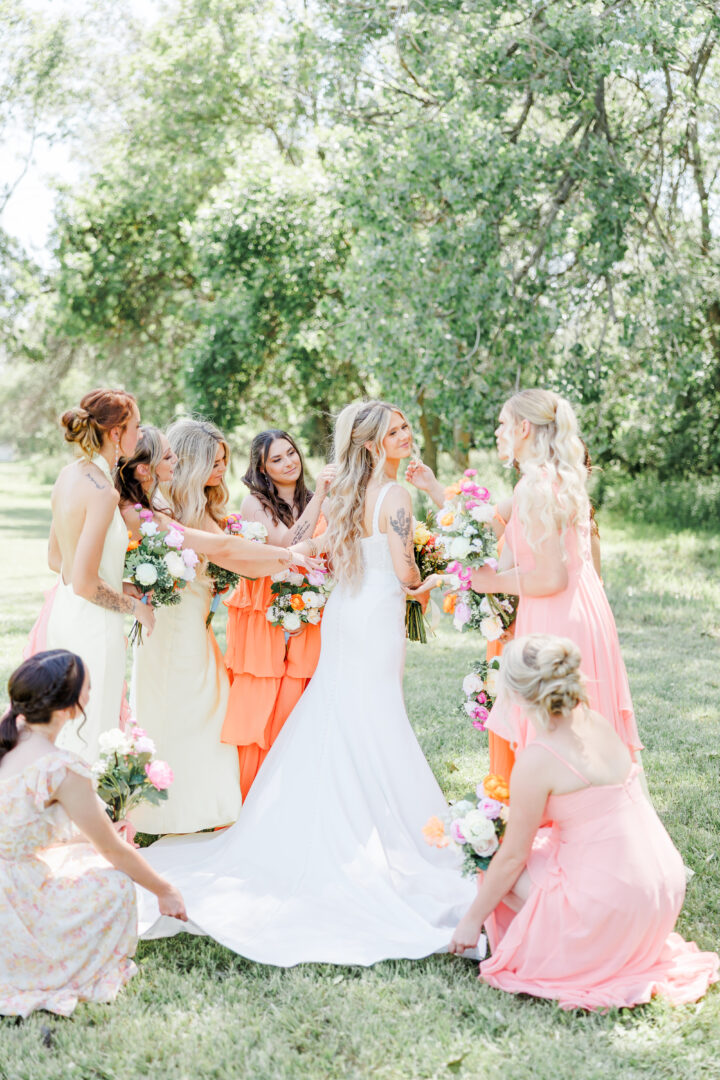 midway camp wedding in volga, south dakota