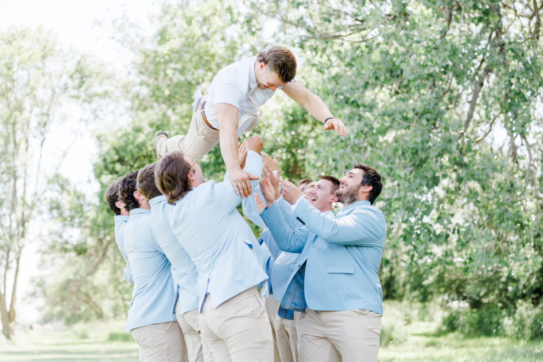 midway camp wedding in volga, south dakota
