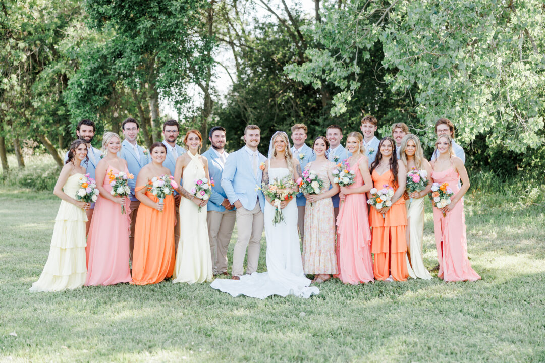 midway camp wedding in volga, south dakota