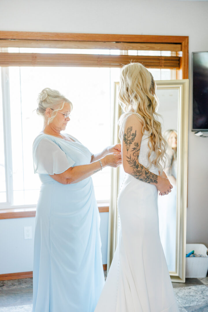 midway camp wedding in volga, south dakota