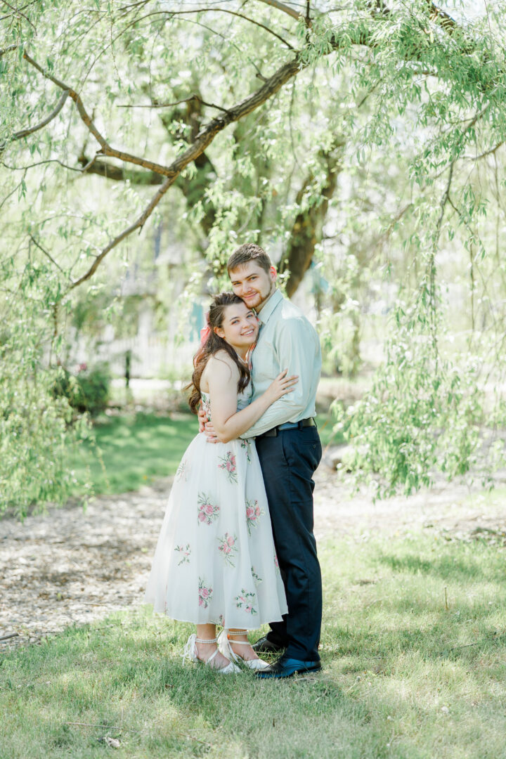 spring mccrory gardens engagement session