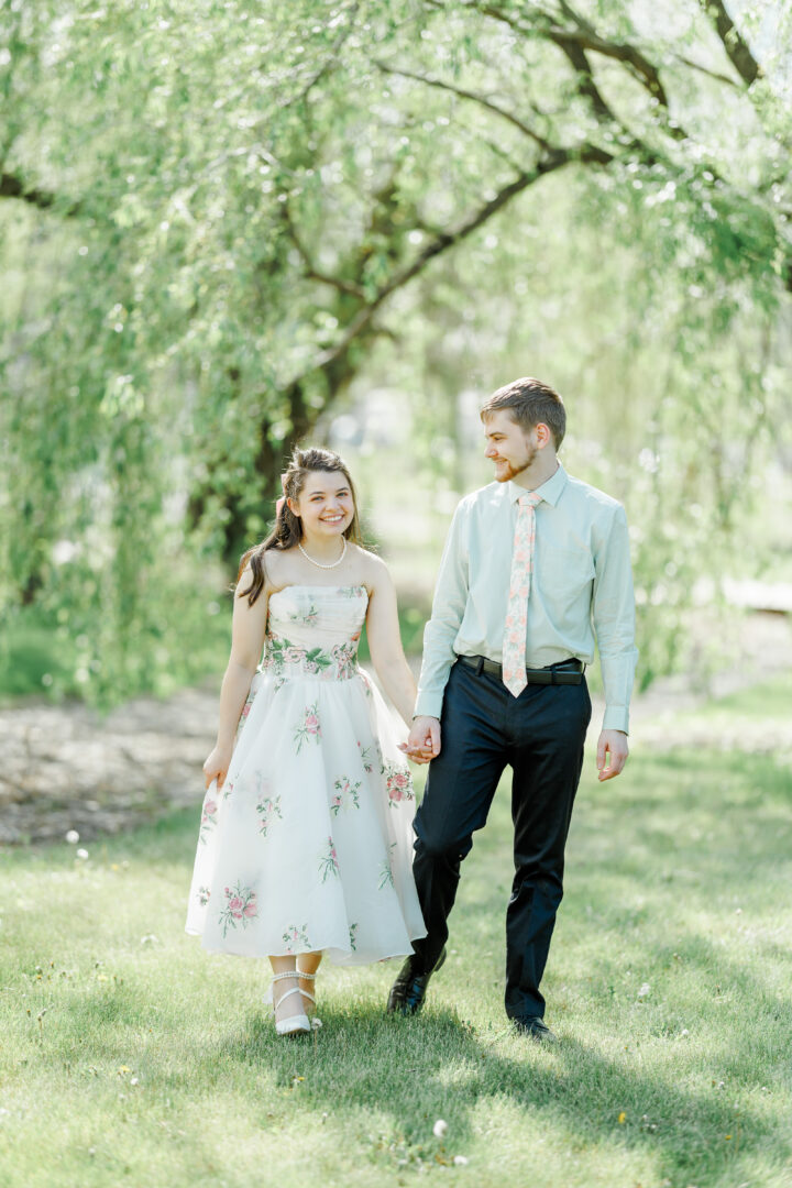 spring mccrory gardens engagement session