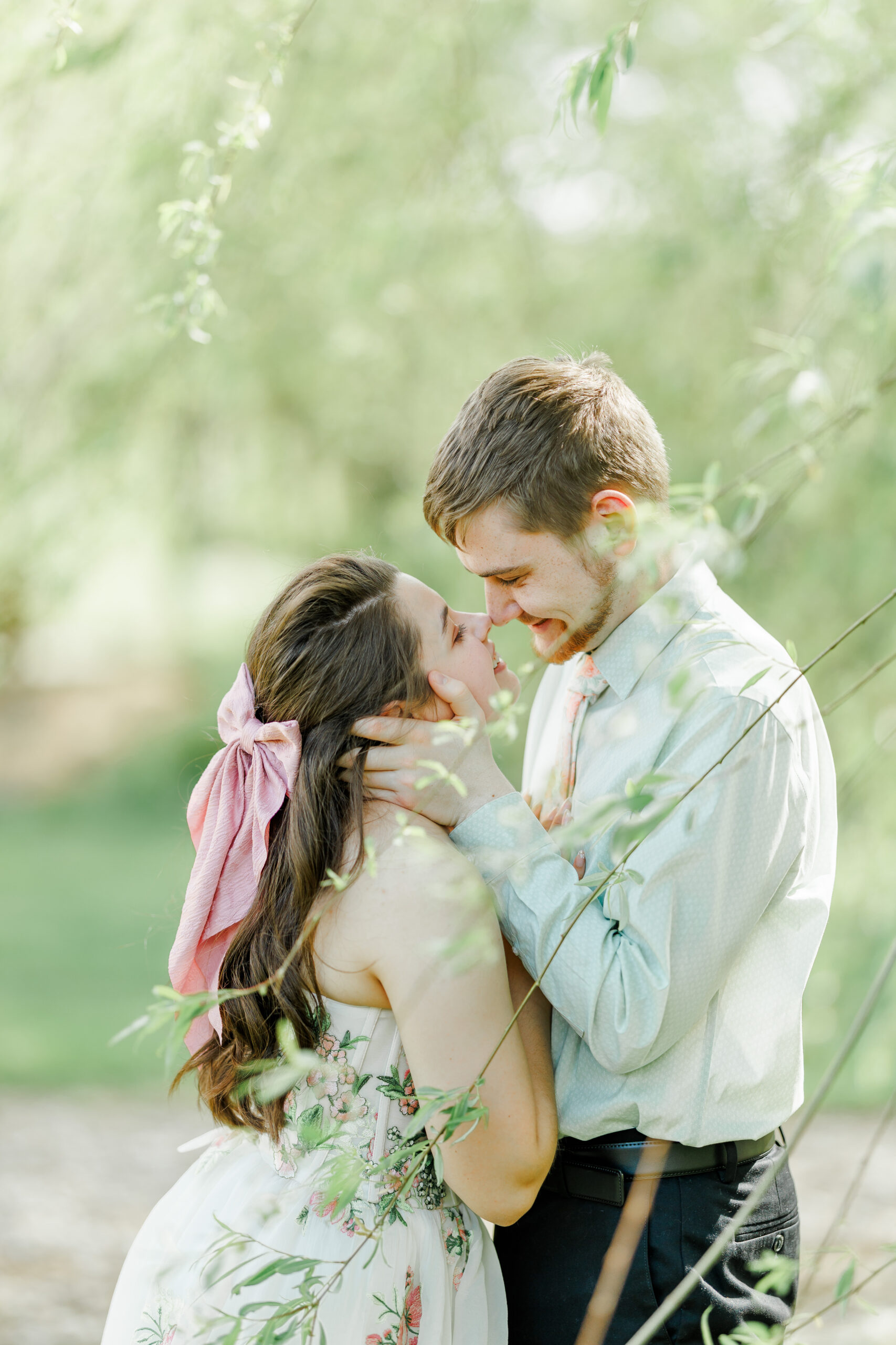 spring mccrory gardens engagement session