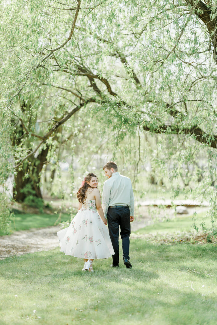 spring mccrory gardens engagement session