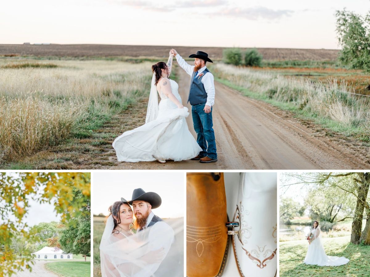stable waters ranch wedding in watertown sd