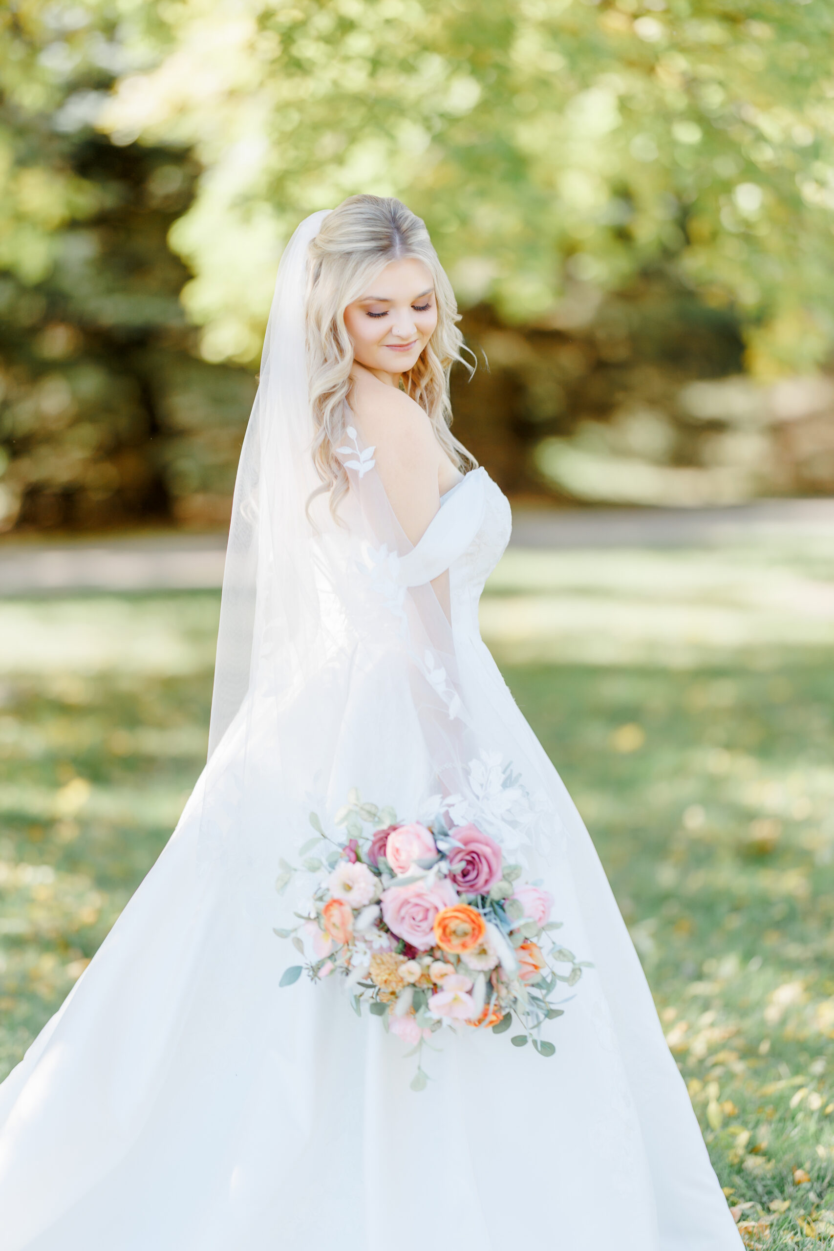 milbank sd wedding bride and groom portraits at lake farley park