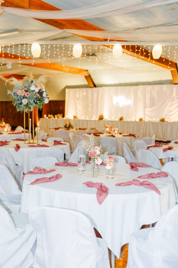 fall milbank sd wedding reception held at the sioux historic pavillion