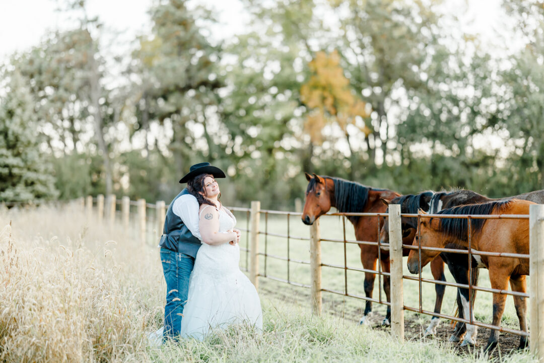 stable waters ranch wedding in watertown sd in fall