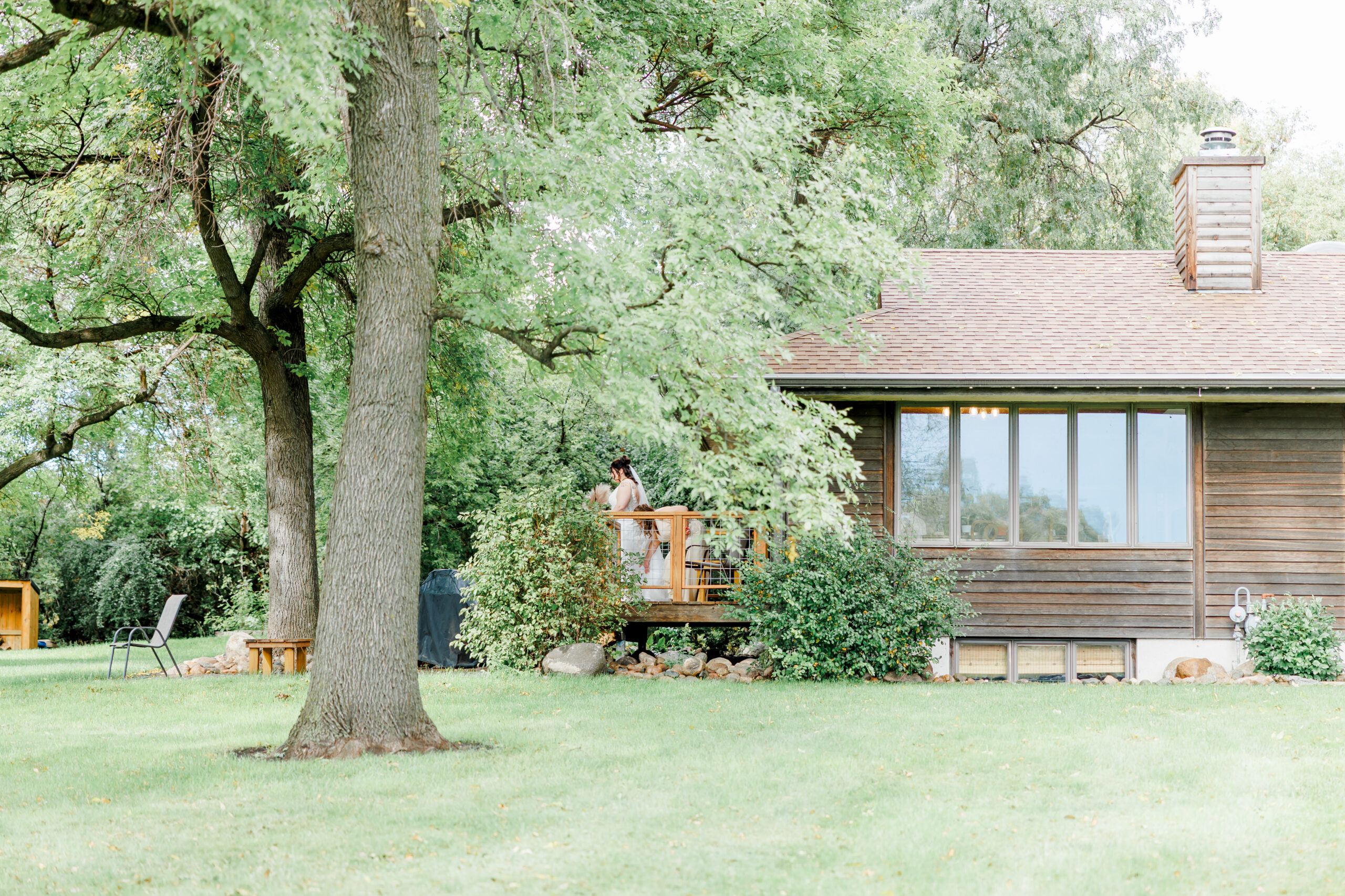 first look for father and daughter at stable waters ranch wedding